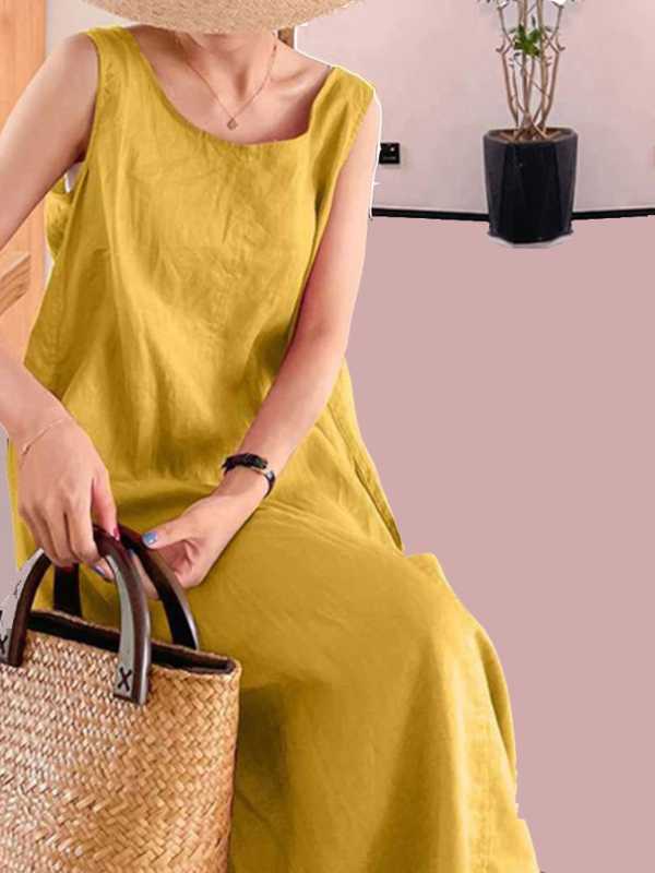 Vestido Feminino Longo Vintage