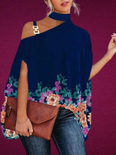 Blusa Feminina Gola Alta e Ombro Aberto - Brenda