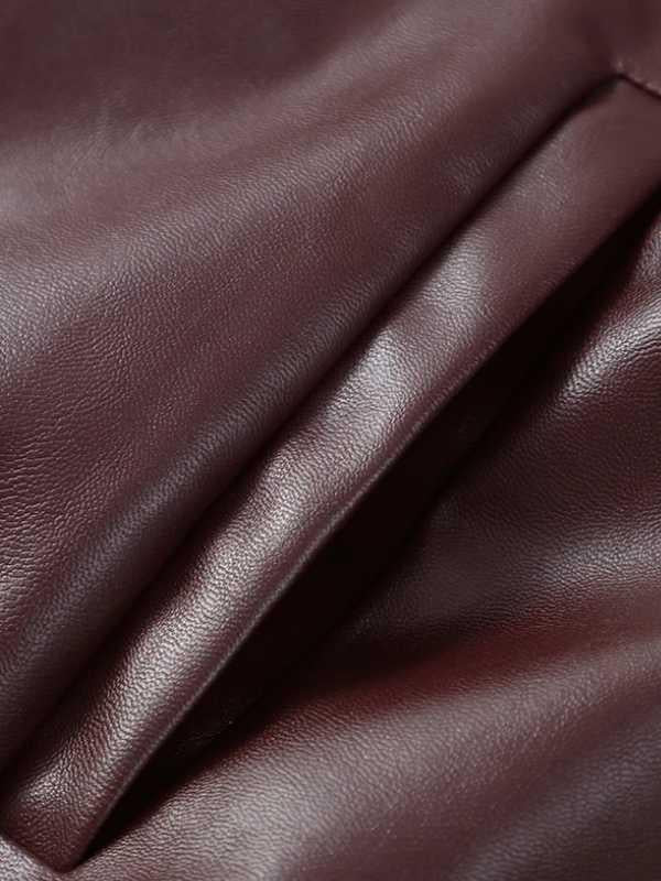 Jaqueta Feminina de Couro PU Elegante para Outono 2024