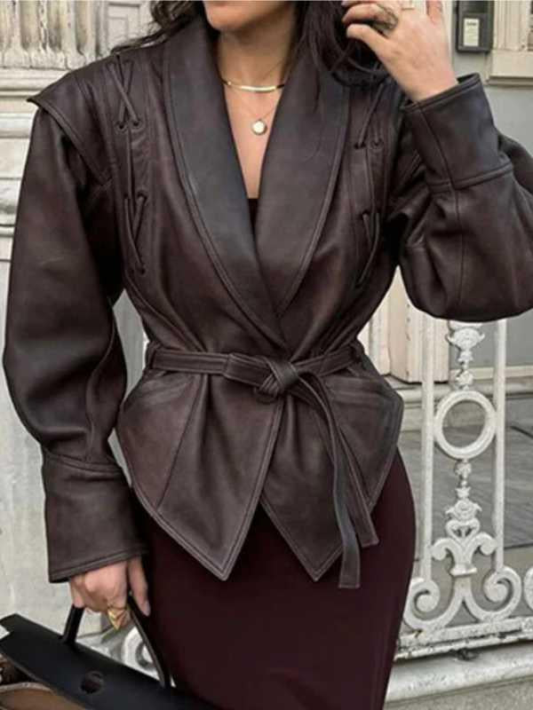 Jaqueta de Couro Feminina Maverick Soul