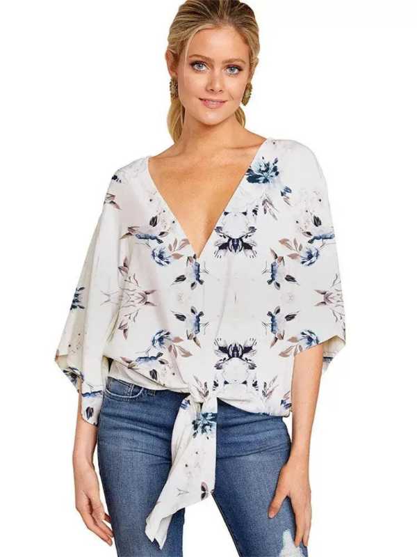 Blusa Feminina Gola V Ellie