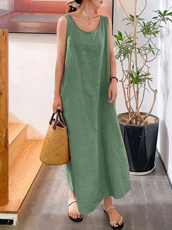 Vestido Feminino Longo Vintage