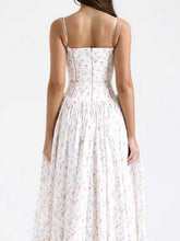 Vestido Feminino Midi Estampa Floral