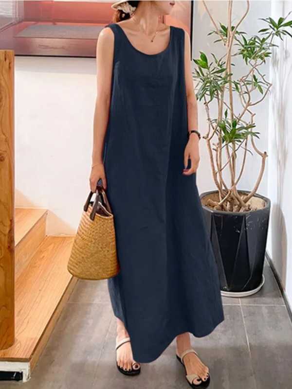 Vestido Feminino Longo Vintage