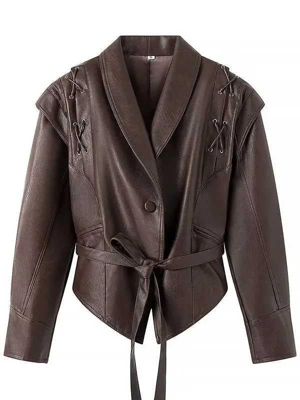 Jaqueta de Couro Feminina Maverick Soul