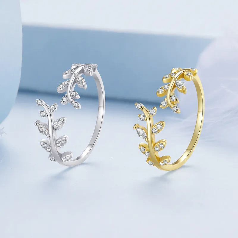 Anel Feminino Grego Luxuoso com Zircônia