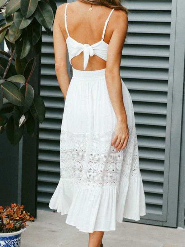 Vestido Feminino com Fenda