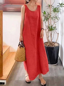 Vestido Feminino Longo Vintage