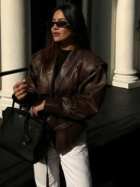 Jaqueta de Couro Feminina Maverick Soul