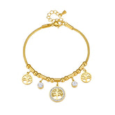 Pulseira Feminina Árvore da Vida Luxuosa