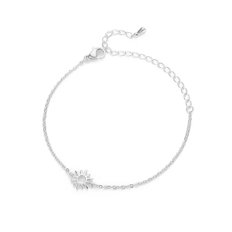 Pulseira Feminina Solar Dourada