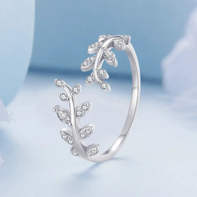 Anel Feminino Grego Luxuoso com Zircônia