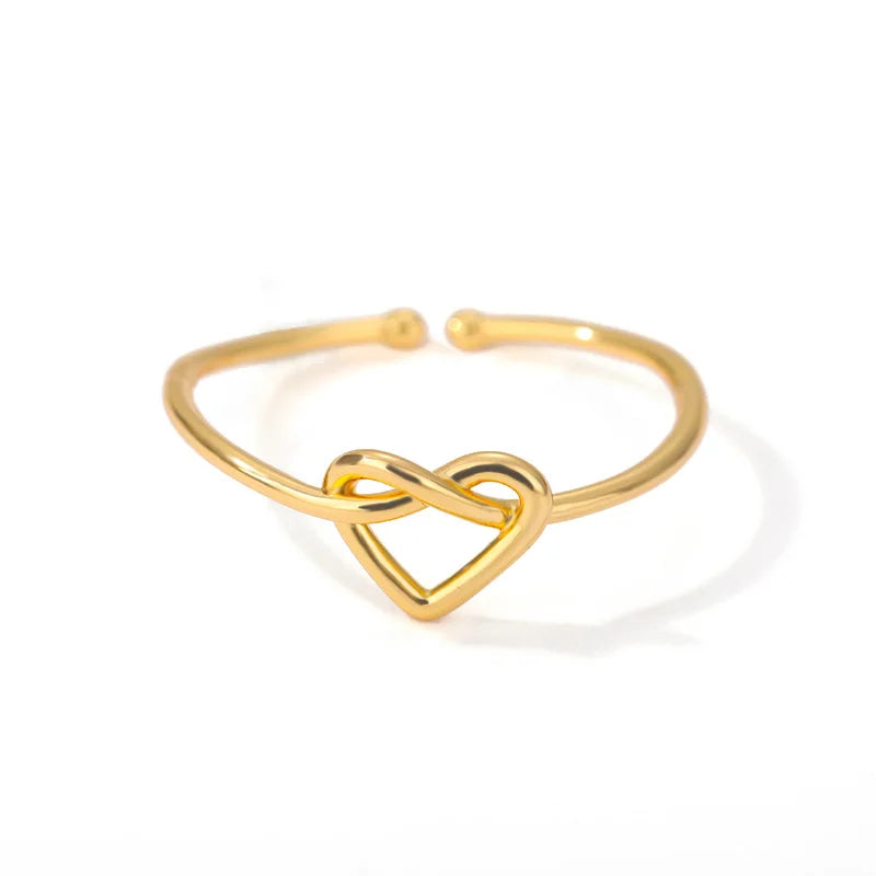 Anel Feminino Coração Infinito Luxuoso